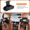 Tumecos Car Seat Back Storage Box,Car Backseat Organizer with Cup
