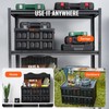 VEVOR 45L Collapsible Storage Bins with Lids 3 Packs, Stackable