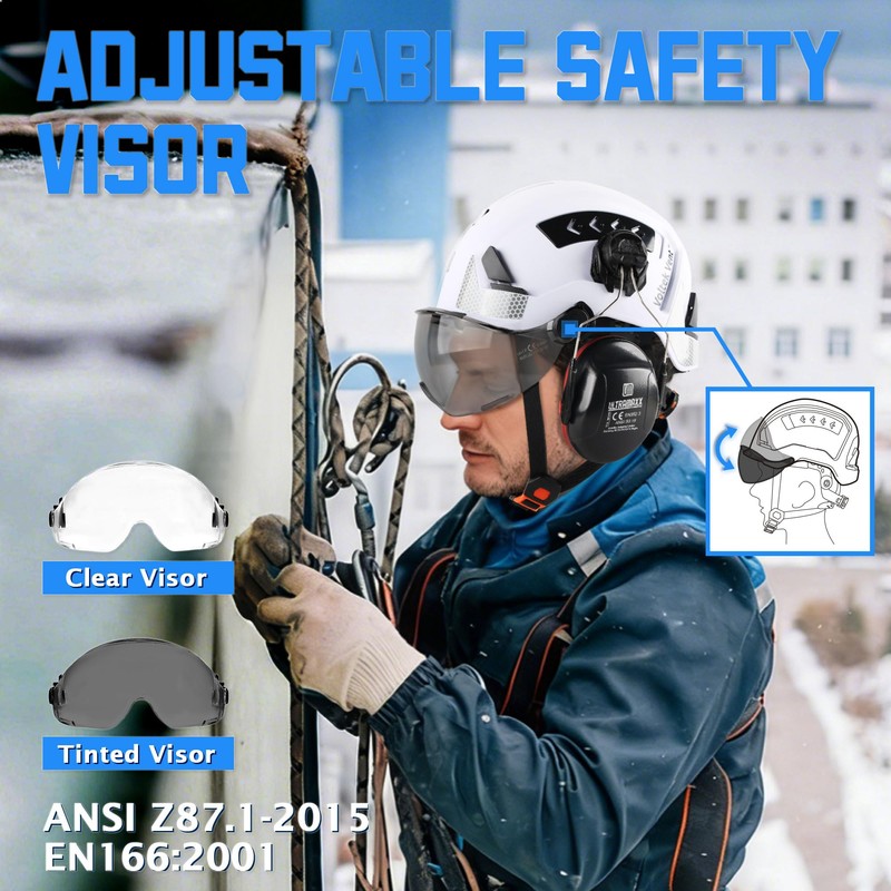 UM ULTRAMAXX Type II Class C Hard Hat | Flip-up