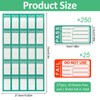 Pat Testing Stickers, 250 PCS Pass & 25 PCS Fail