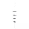NewHome 4 Tier Steel Tension Pole Shower Caddy Organizer w/