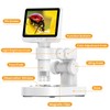Digital Microscope for Kids, 100x-1600x Portable Microscope with 8 Adjustable