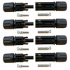 electrosmart 4 x Pairs of Solar Panel Cable Connectors for