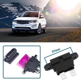 VGOL 10PCS Standard Blade Fuse Holders with Covers 250V 50A Short Circuit & Overload Protection for Automotive Car SUV Truck Boat Motorcycle DC Applications