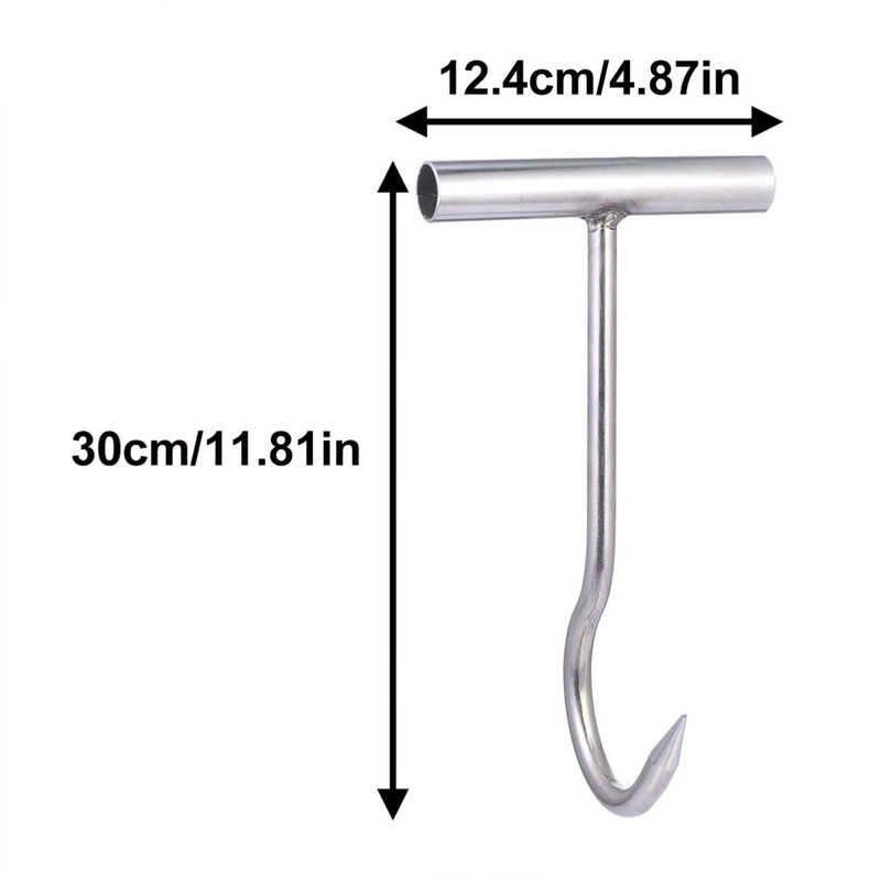 iplusmile Grill Meat Hook Butcher Hook Grill Hook Stainless Steel