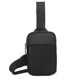 Mochila Bandolera Impermeable Mochila Cruzada Pequeño Bolso de Pecho Transpirable Bolso Bandolera - Hombre Mujer Mariconeras, Ligero Riñonera Ajustable para Ciclismo Deporte Correr Viajar
