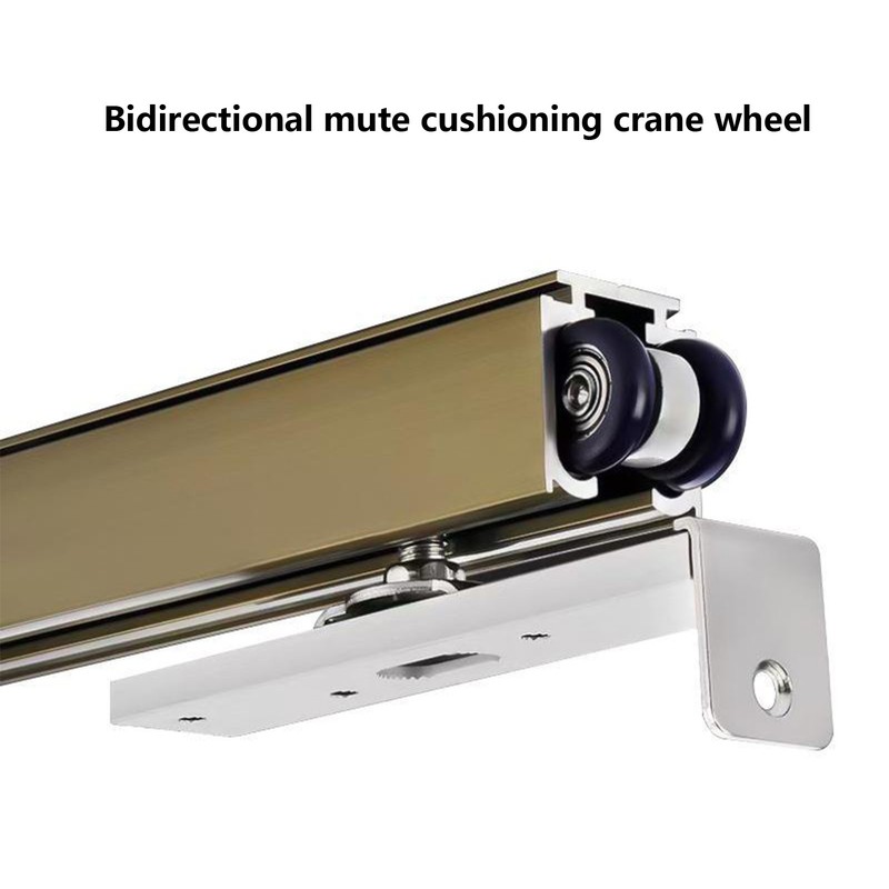 Roller Trolley 4 Wheel Silent Trolley Assembly Roller for Solid