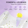 Melodysusie UV Nail Lamp, Plus30T UV Light for Gel Nails