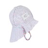 Sterntaler Girls' Peaked Cap Bathing Cap Flowers with Neck Protection