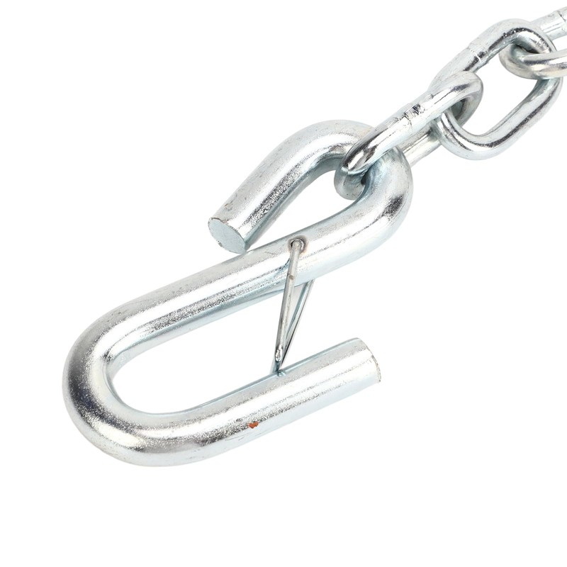 77cm Trailer Safety Chain, 3500lb Capacity, 12mm Hook Thickness, 6.3mm