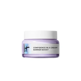 It Cosmetics Confidence in a Cream Barrier Boost - Crema Hidratante Facial, 100 Hrs de Hidratación Reparadora para Piel Sensible. Fórmula con Ceramida