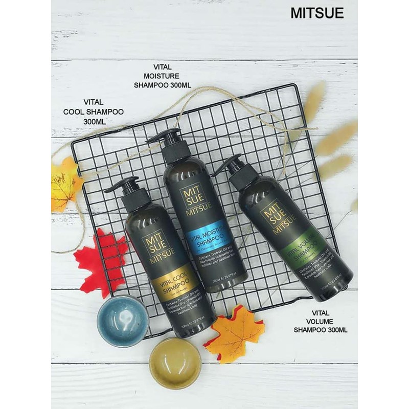No Brand MITSUE HAIR SHAMPOO Mitsue Vital Cool / Moisture/