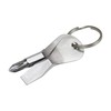 Hillman Metal Silver Screwdriver Set Key Ring