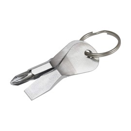 Hillman Metal Silver Screwdriver Set Key Ring