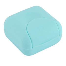 Linian Pack of 2 Soap Boxes, Candy Colour Soap Container Case Box Holder, Portable Soap Dish Soap Box Travel for Bathroom