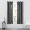 REAL TEXTIL - Juego de 2 Cortinas para Ventana Semitranslúcidas