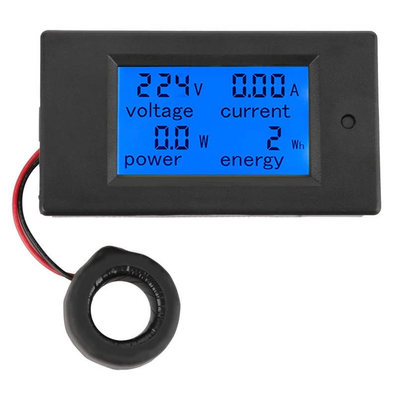 PEACEFAIR PZEM-061 LCD Voltage Current Power Energy Meter Voltmeter Ammeter
