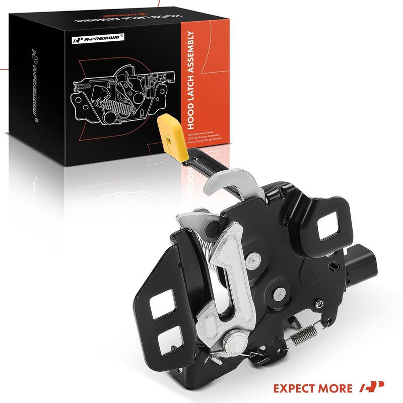 A-Premium Hood Latch Lock Compatible with Ford Mustang 2018-2022, Front
