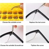 Magnetic Eyeglass Repair Kit, Glasses Repair Kit with Eyeglass Screws