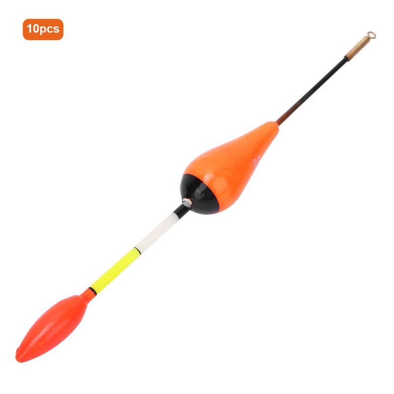 10 pcs Durable Balsa Wooden Fishing Float Bobber Multi Purpose