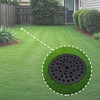 Bueyfolt 5" Cast Iron Drain Cover with Removable Drain Ports,