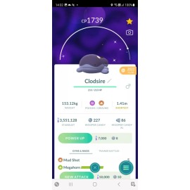 SHINY  WOOPER OR CLODSIRE!!!  - PKMN GO!!! - NON REGISTERED!!!