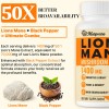 70000mg Lions Mane Supplement Capsules - 50x Strength Potency Lions