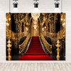 Red Carpet Backdrop 10x8ft Luxurious European Palace Backdrop
