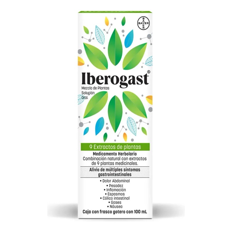 Iberogast Medicina Herbolaria Colitis Y Gastritis 100 Ml