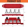 Joinfworld 400A Bus Bar 12V Power Distribution Block with 4