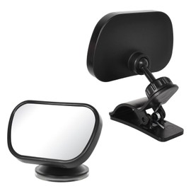 Naapesi 360° Schwenkbar Rücksitzspiegel mit Clips, Saugnapfspiegel für Autositze, Bruchsicherer Auto-Rückspiegel Spiegel Baby, Saugnapf-Autositz Spiegel, Rückspiegel Baby Auto für Meisten