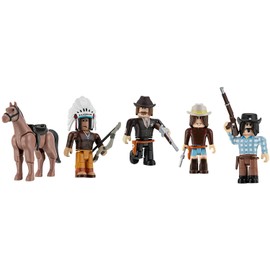 Roblox Action Collection - The Wild West Five Figure Pack [Includes Exclusive Virtual Item]