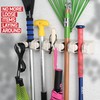 Home-it Mop and Broom Holder Wall Mount Garden Tool Storage