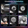 iSincer 9005+H11 LED Headlight Super Bright Bulbs Kit 6000k White