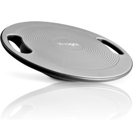 Yes4All Plastic Wobble Balance Board-Round Balance Trainer Board, Wobble Board for Standing Desk, Core Training, Home Gym Workout