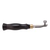 Leather Creaser 0.5mm Regulable Screw Ebony Handle Arc Design Stainless
