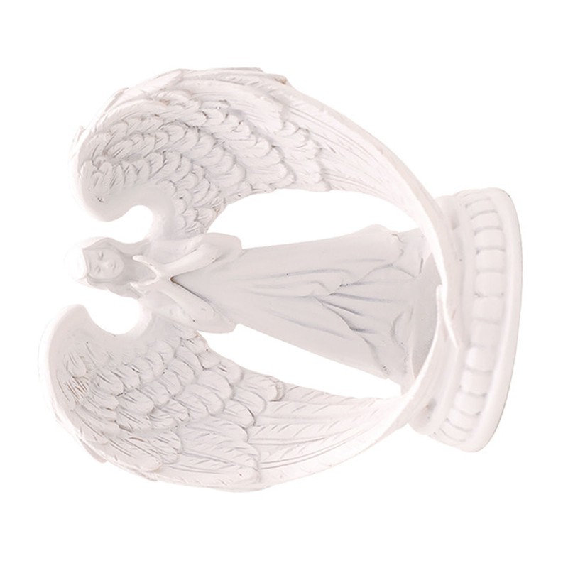 Prayer Angel Candlestick Pure White Wing Angel Prayer Statue for