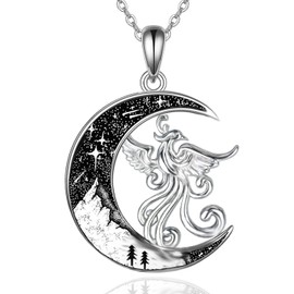 Phoenix Necklace for Women 925 Sterling Silver Phoenix Rising Pendant Jewelry Gifts for Her