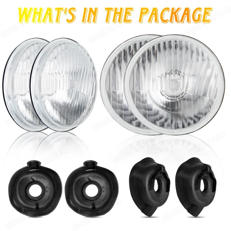 SHENKENUO For 2008-2013 Ducati Monster 696 5.75" inch Round Headlight