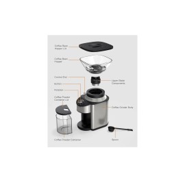 Sboly Electric Conical Burr Coffee Grinder 19 Precise Grind Setting *NEW Damaged Box*