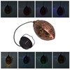 Iron Hollow Water Drop Lamp Solar LED Lantern Garland Garden