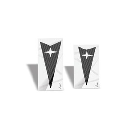 Arrowhead Overlay Decals | Front, Rear (Set of 2) - 2004-2006 Pontiac GTO - (Color: Carbon Fiber)