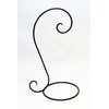 Laredo Wrought Iron Ornament or Globe Display Stand-Single Hook-16.5 Inches