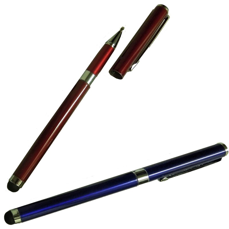 Dealbude24 5X Bunt 2in1 Touch Display Kugelschreiber Stylus Eingabe Stift