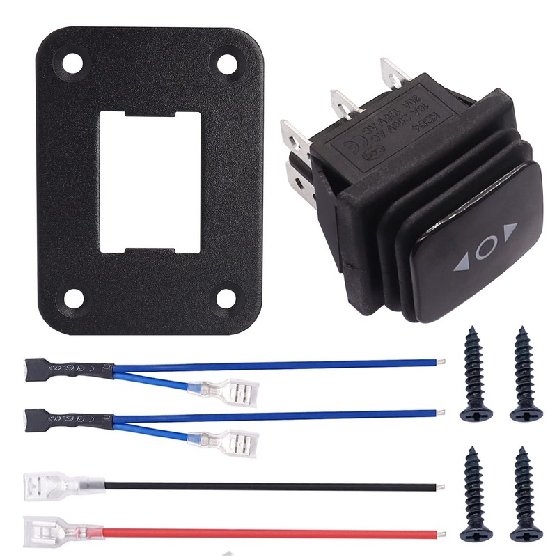 TWTADE Momentary Waterproof Polarity Reverse Switch 12V DC 10A Up