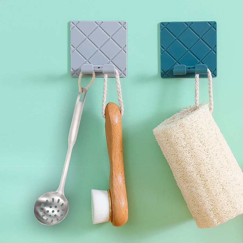 YEYIT 4 Pcs Power Plug Wall Storage Holder,Wall-Mounted Power Plug