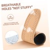 Beavorty Leather Insoles for Women Men Ultra-thin Breathable Latex Shoes