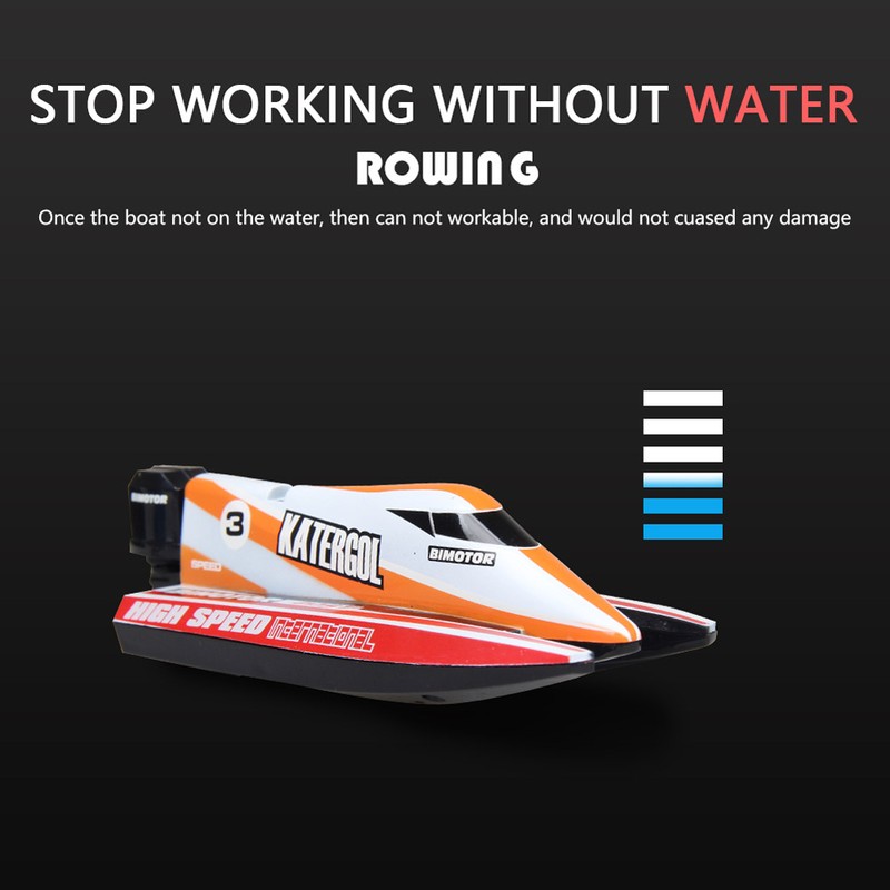 RC 2.4GHz Remote Control 4 Channel Mini Boat Racing Speedboat