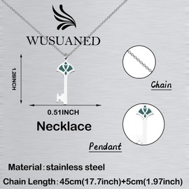 WUSUANED Game Key Necklace Game Cosplay Jewelry Anime Character Lover Gift Kaveh Lover Gift Game Fan Gift For Gamer (Game Key Necklace)