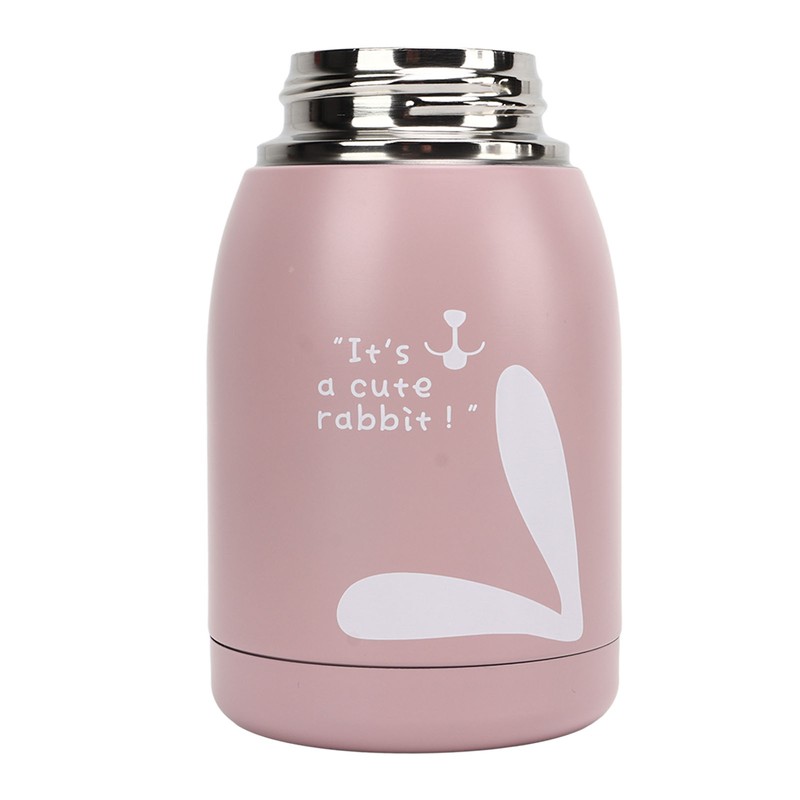 Children's Insulation Cup 12oz Double Wall Portable Rabbit Pattern Insulated